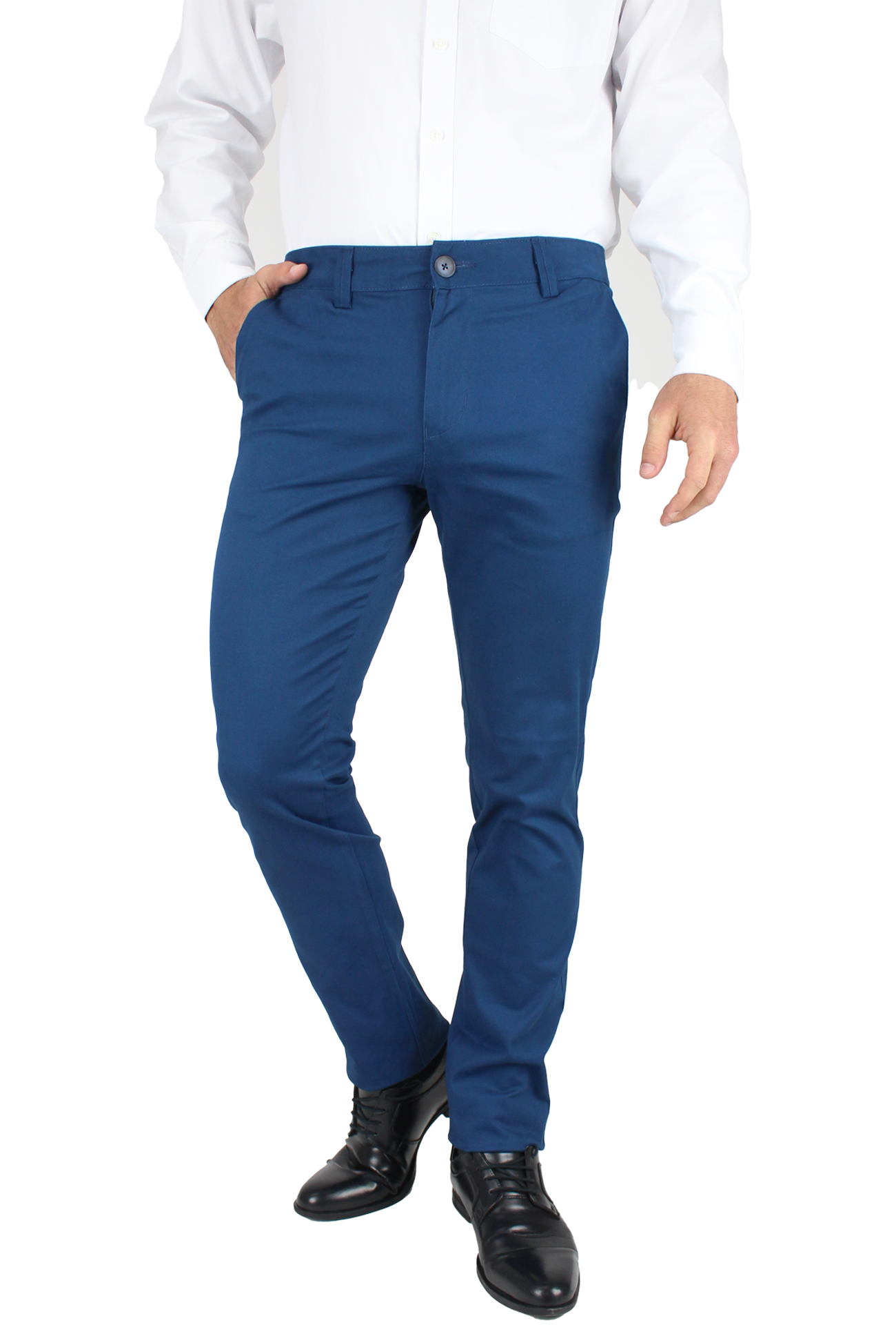 Pantalón Corte Chino Slim Fit Algodón Para Hombre