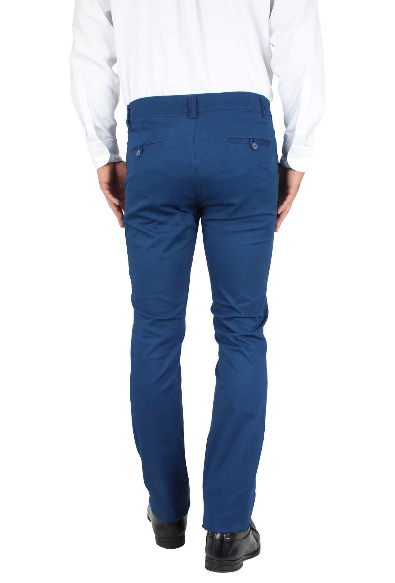 Pantalón Corte Chino Slim Fit Algodón Para Hombre
