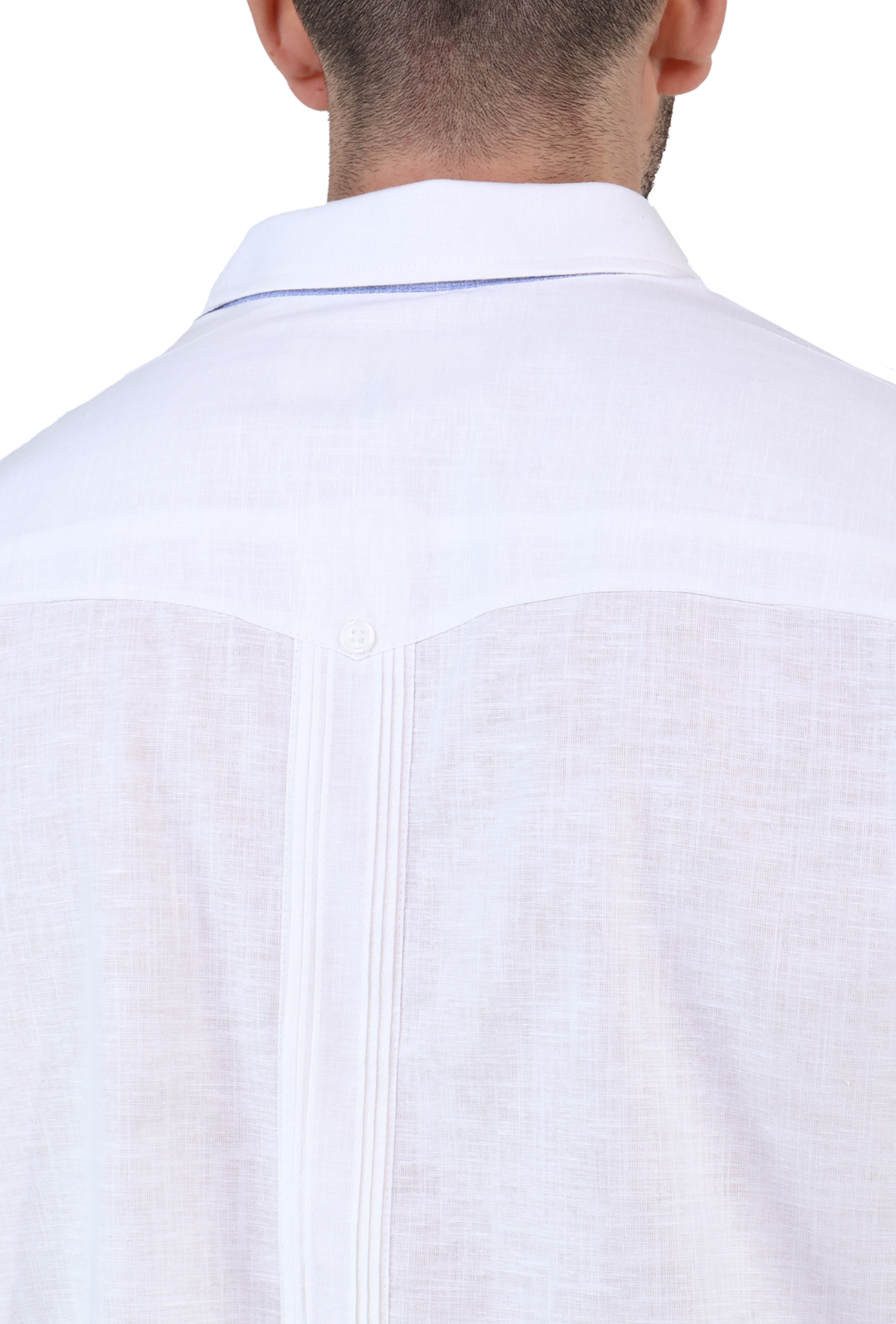 Guayabera Manga Larga De Aldogón Detalle Bordado Estilo Clásico Para Hombre