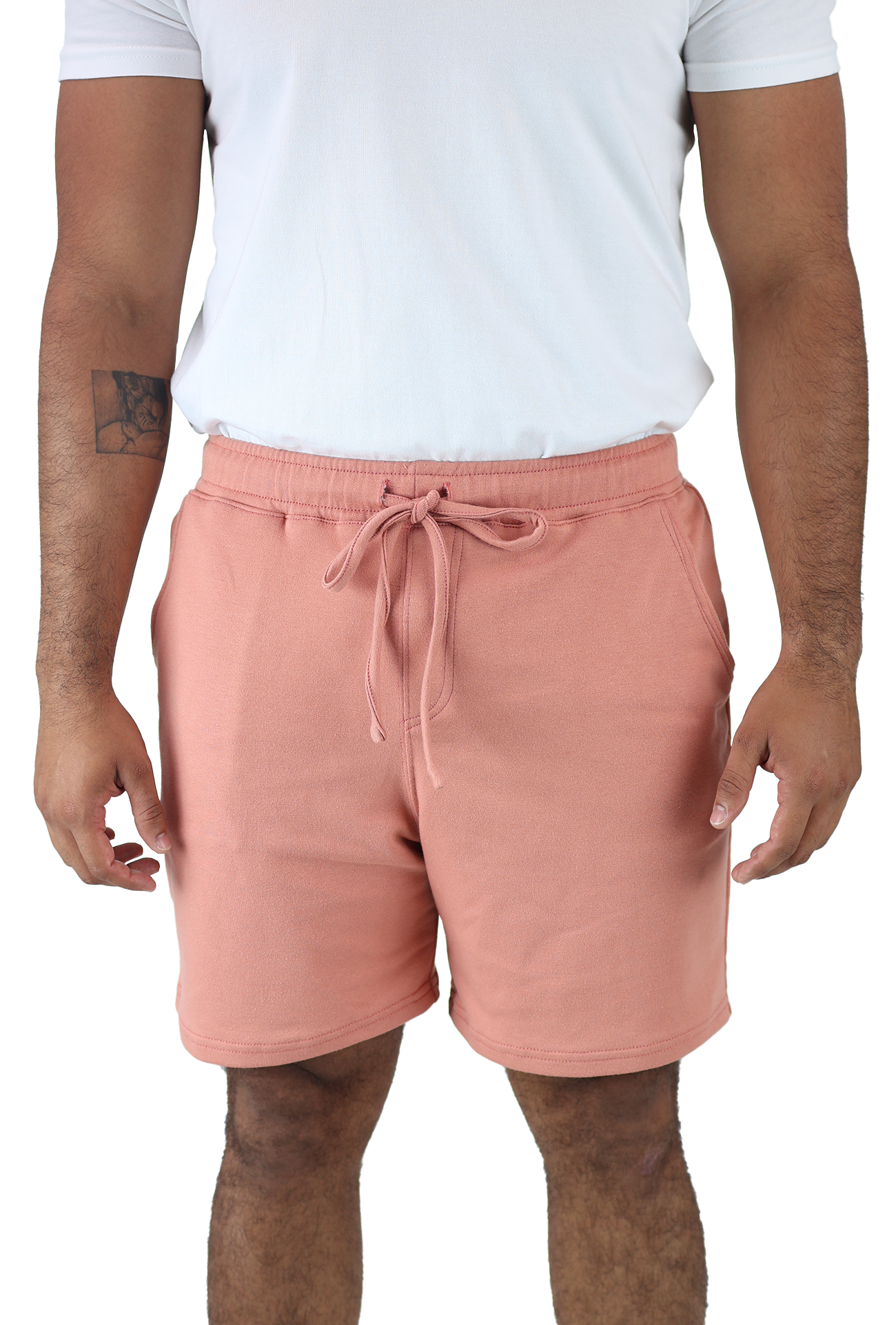 Shorts Cordón Ajustable Para Gym Con Bolsas Para Hombre