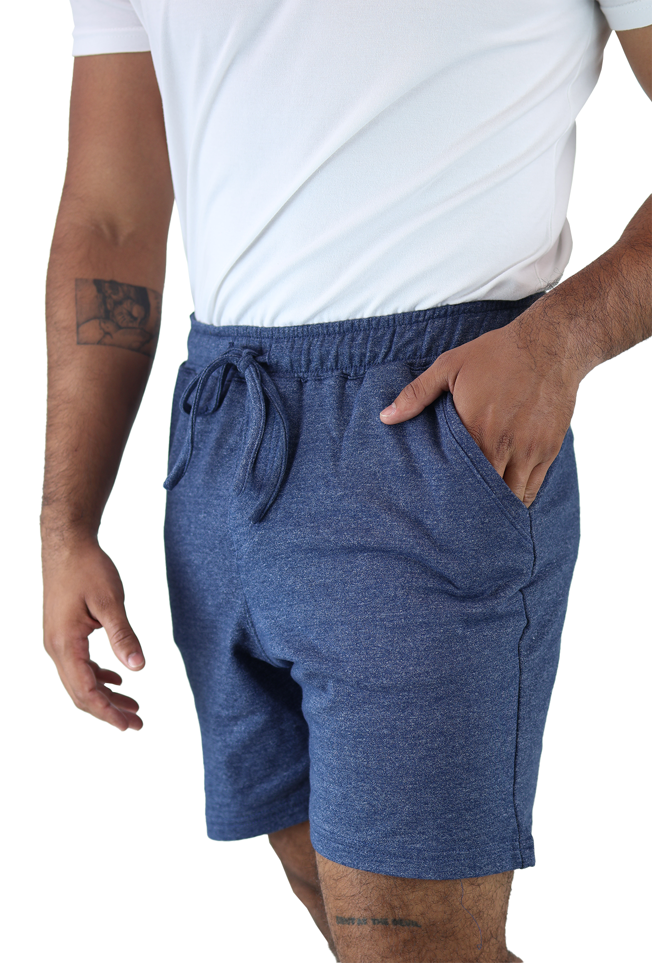 Shorts Cordón Ajustable Para Gym Con Bolsas Para Hombre