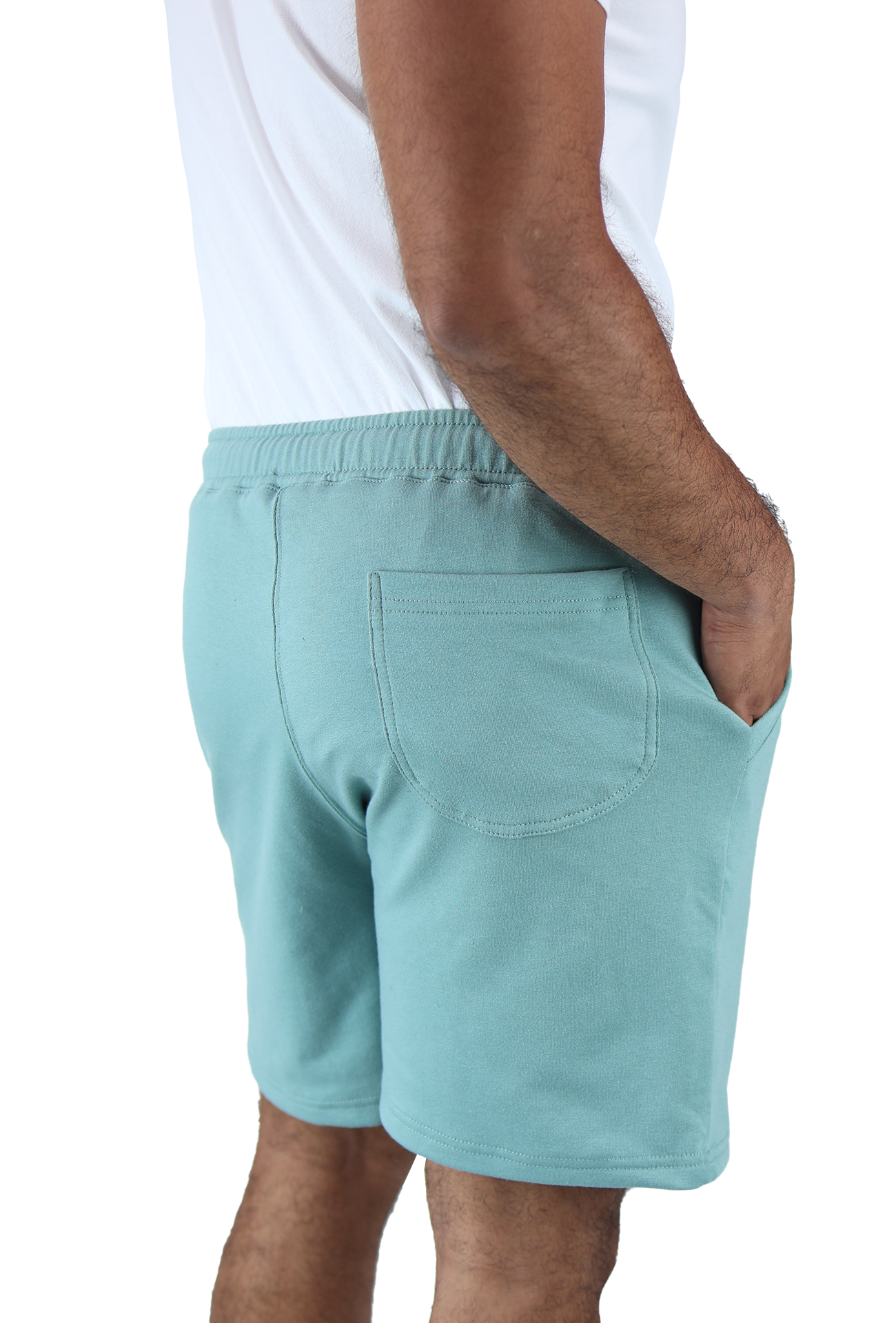 Shorts Cordón Ajustable Para Gym Con Bolsas Para Hombre