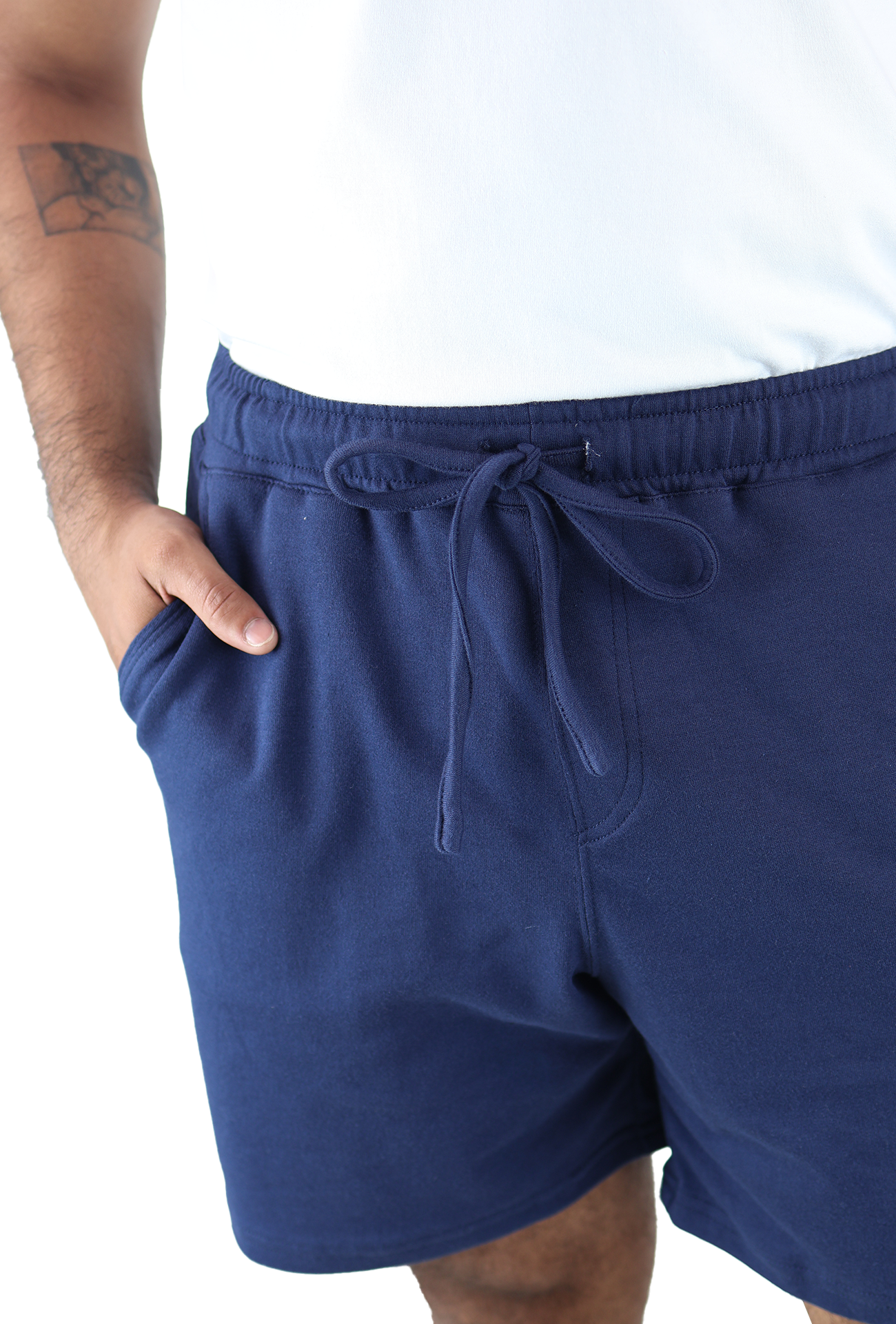 Shorts Cordón Ajustable Para Gym Con Bolsas Para Hombre