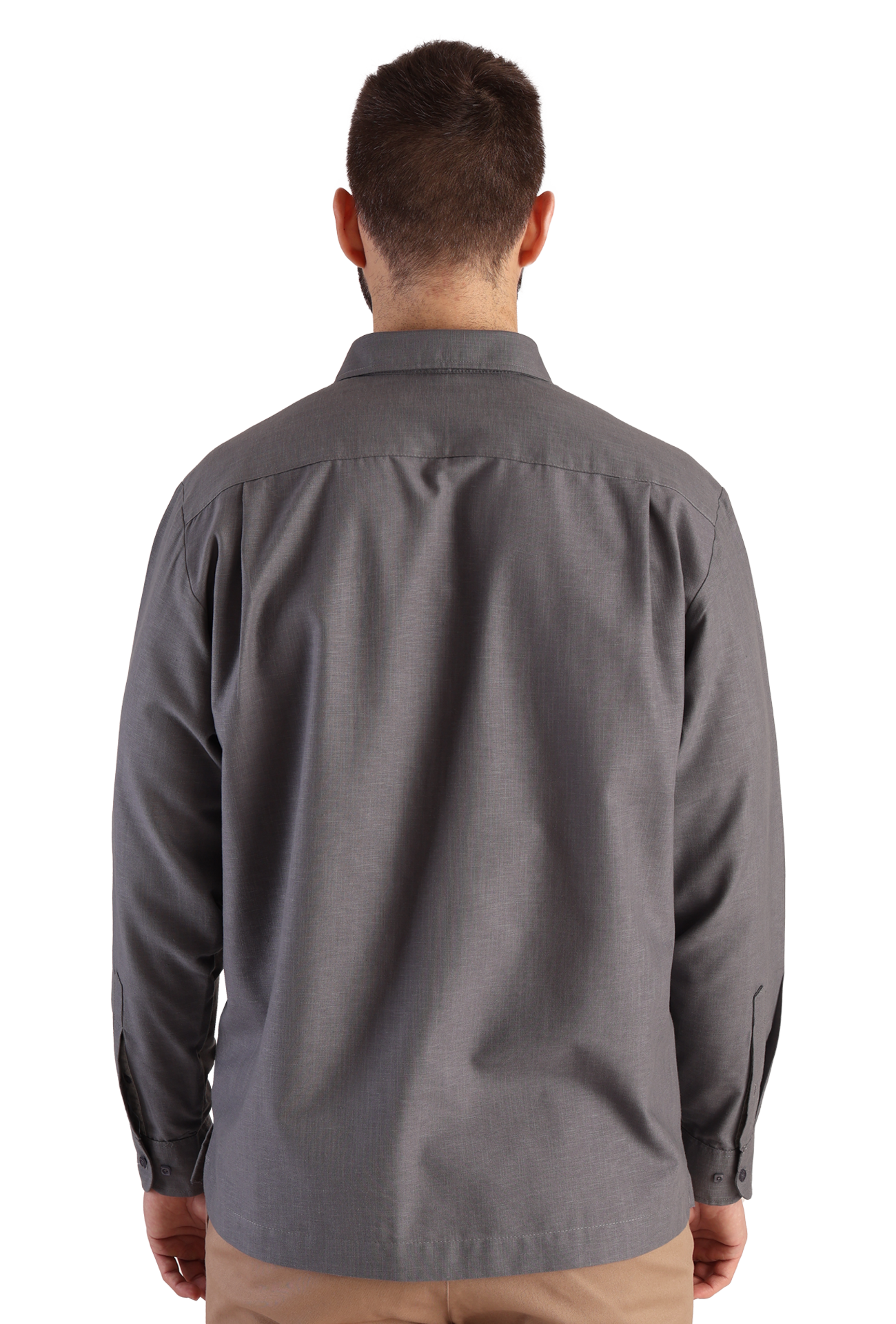 Camisa Guayabera Manga Larga Corte Clásico Bordado Para Hombre