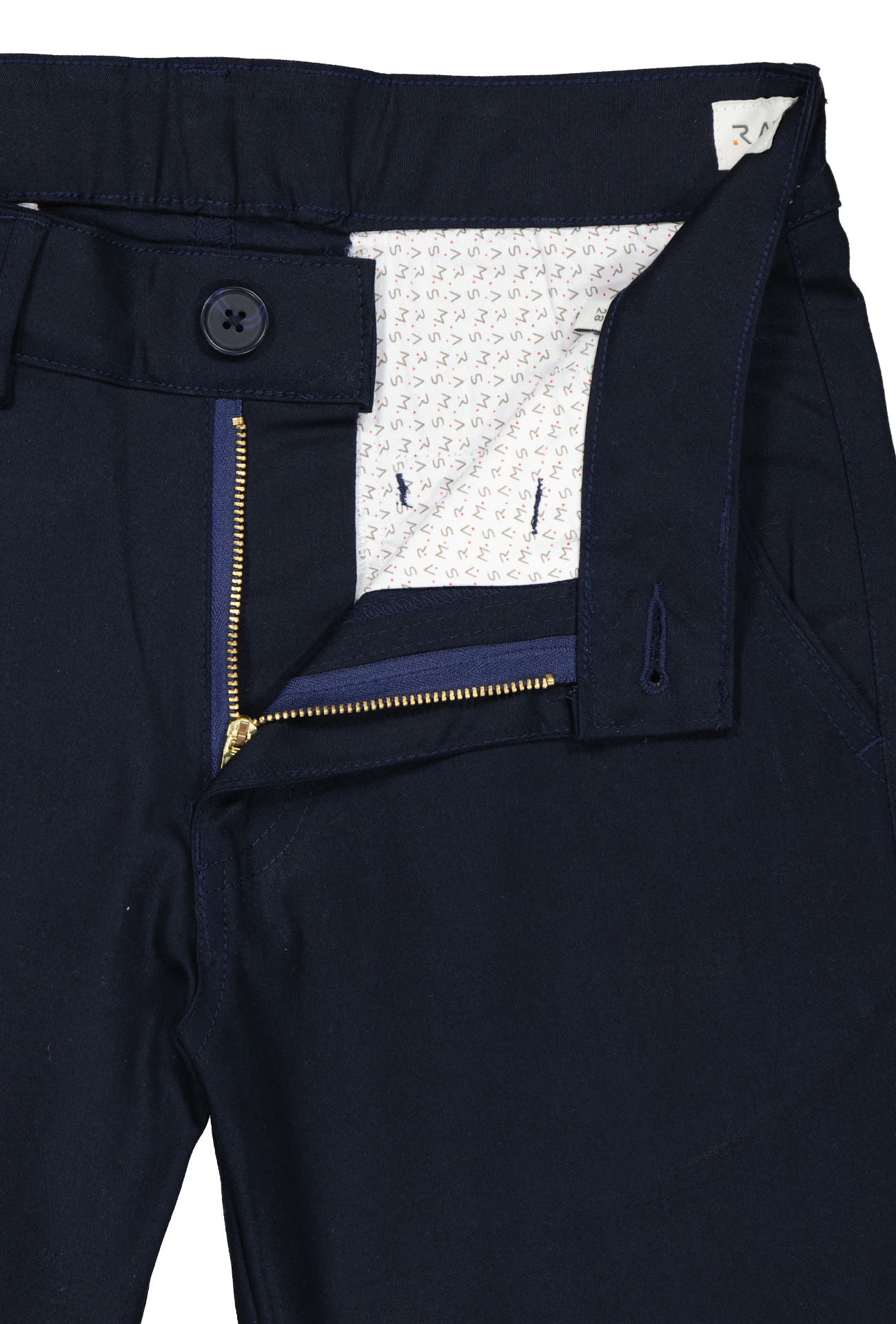 Pantalón de vestir para caballero de ajuste clásico, corte Slim fit de algodón premium Strech