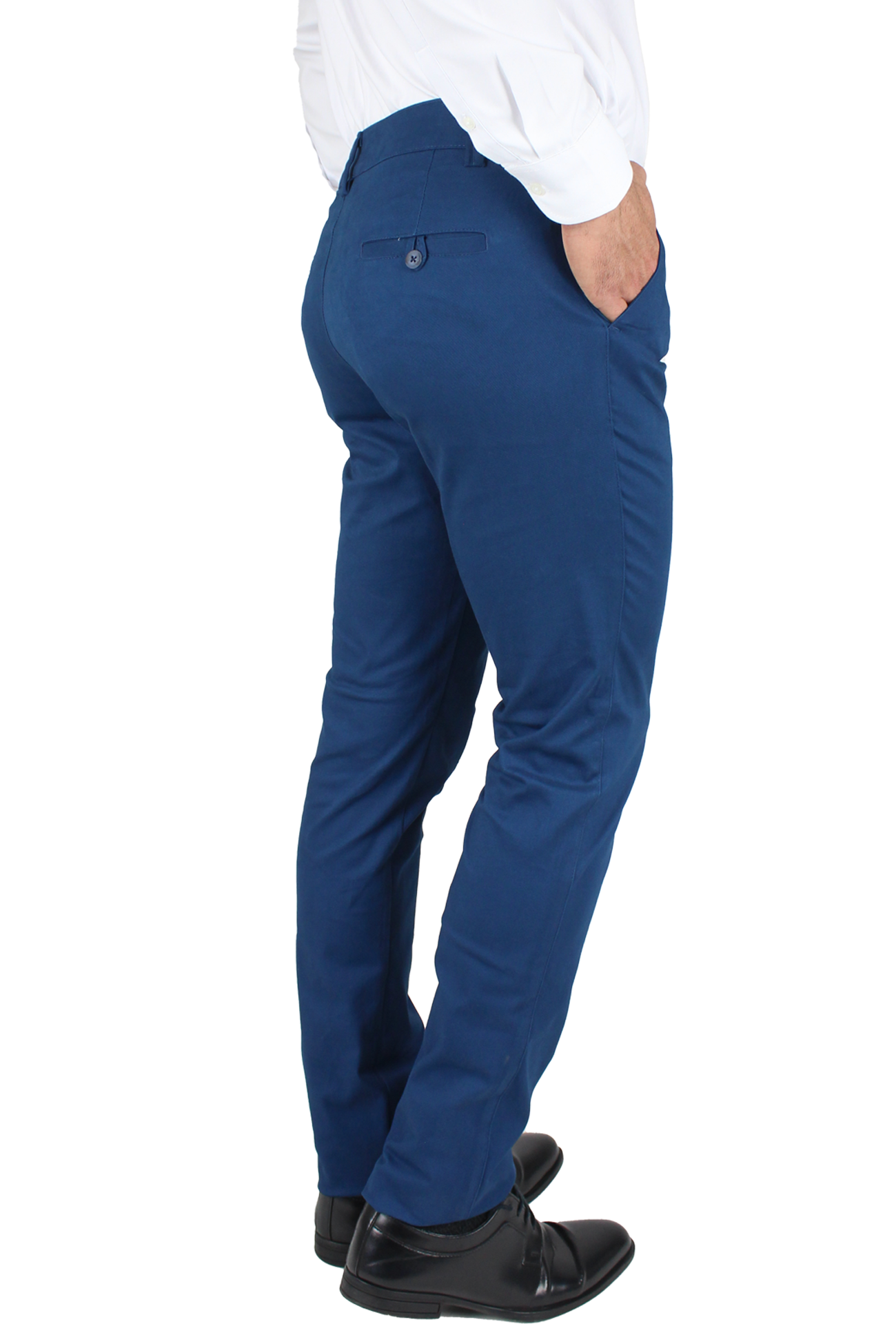 Pantalón Corte Chino Slim Fit Algodón Para Hombre