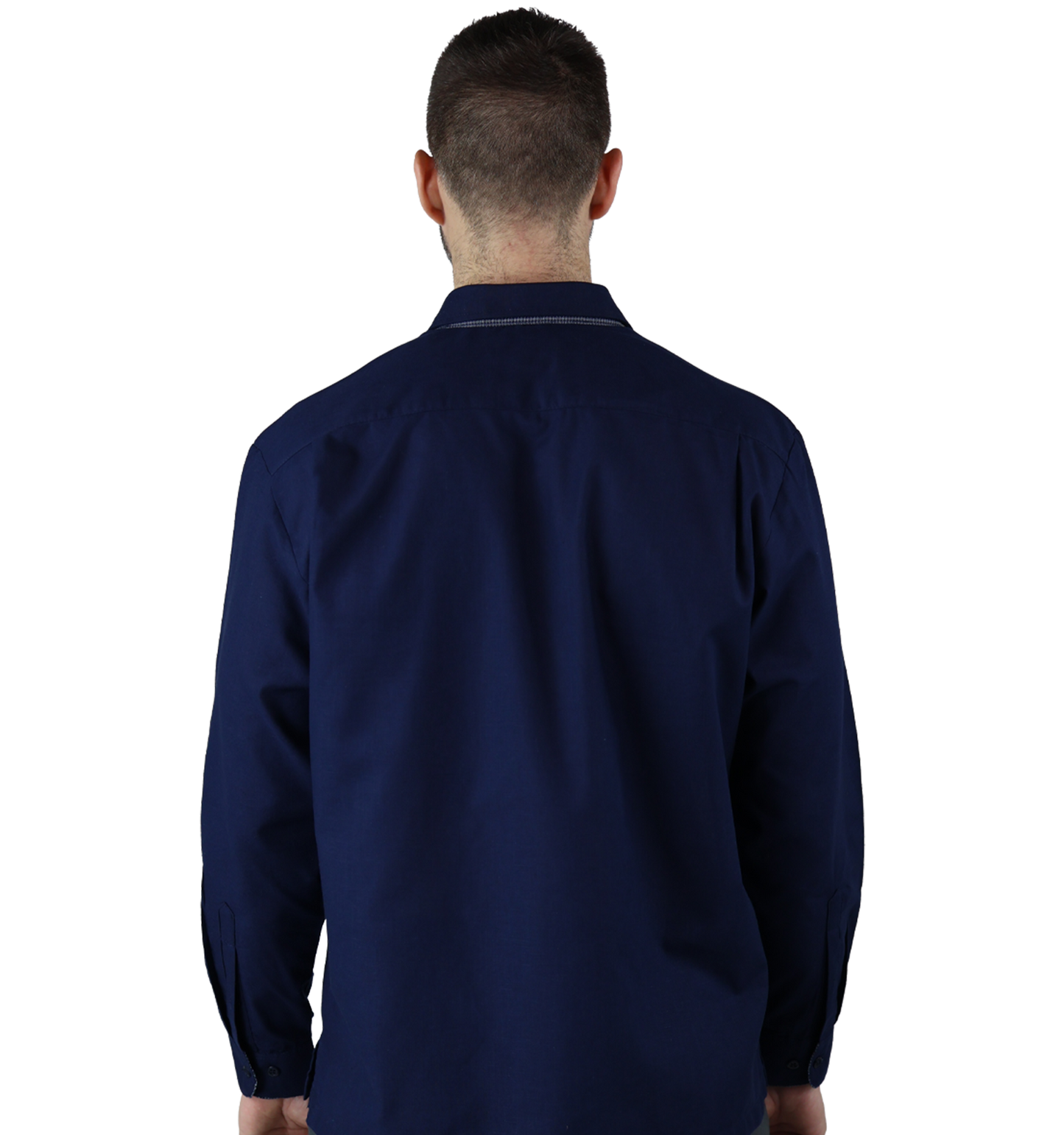 Guayabera Manga Larga Slim Fit Bordado Exclusivo Para Hombre