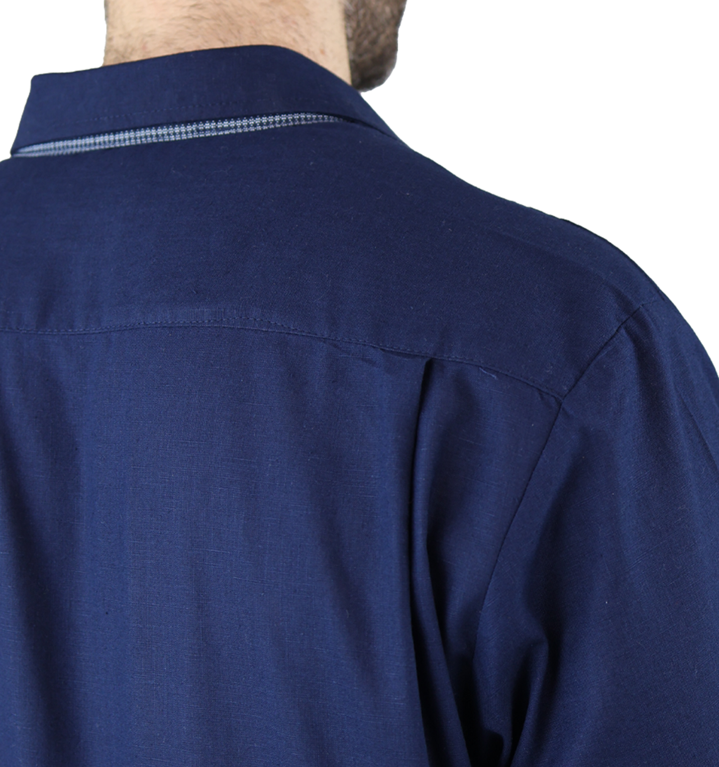 Guayabera Manga Larga Slim Fit Bordado Exclusivo Para Hombre