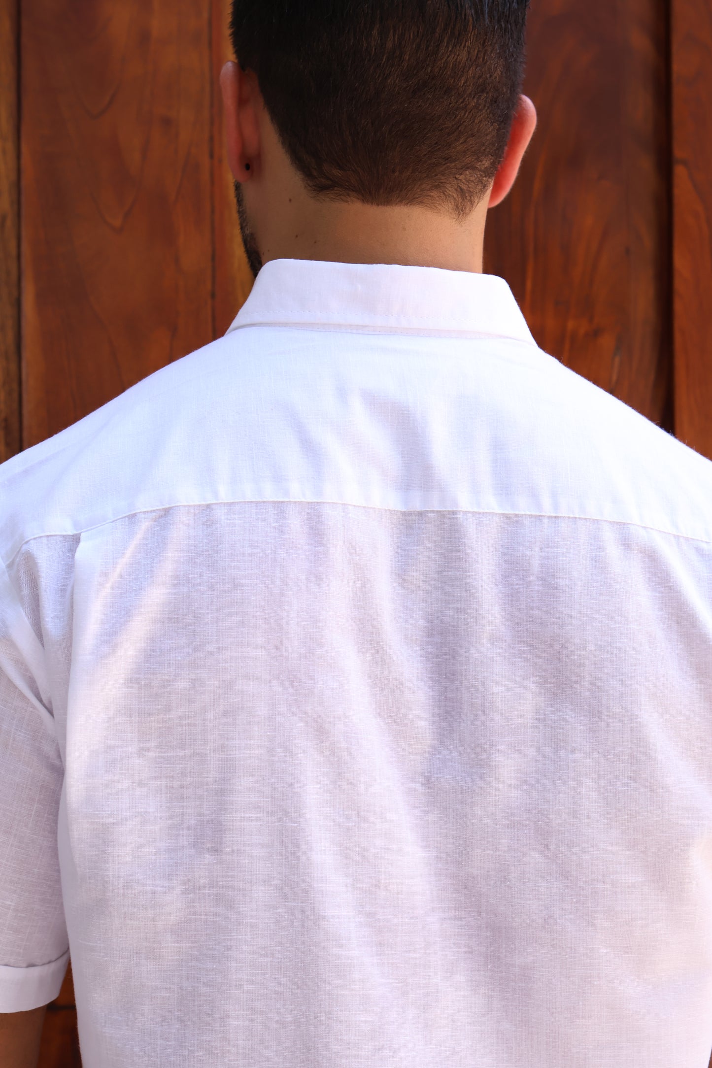 Guayabera Manga Corta De Algodón Corte Clasico Para Caballlero