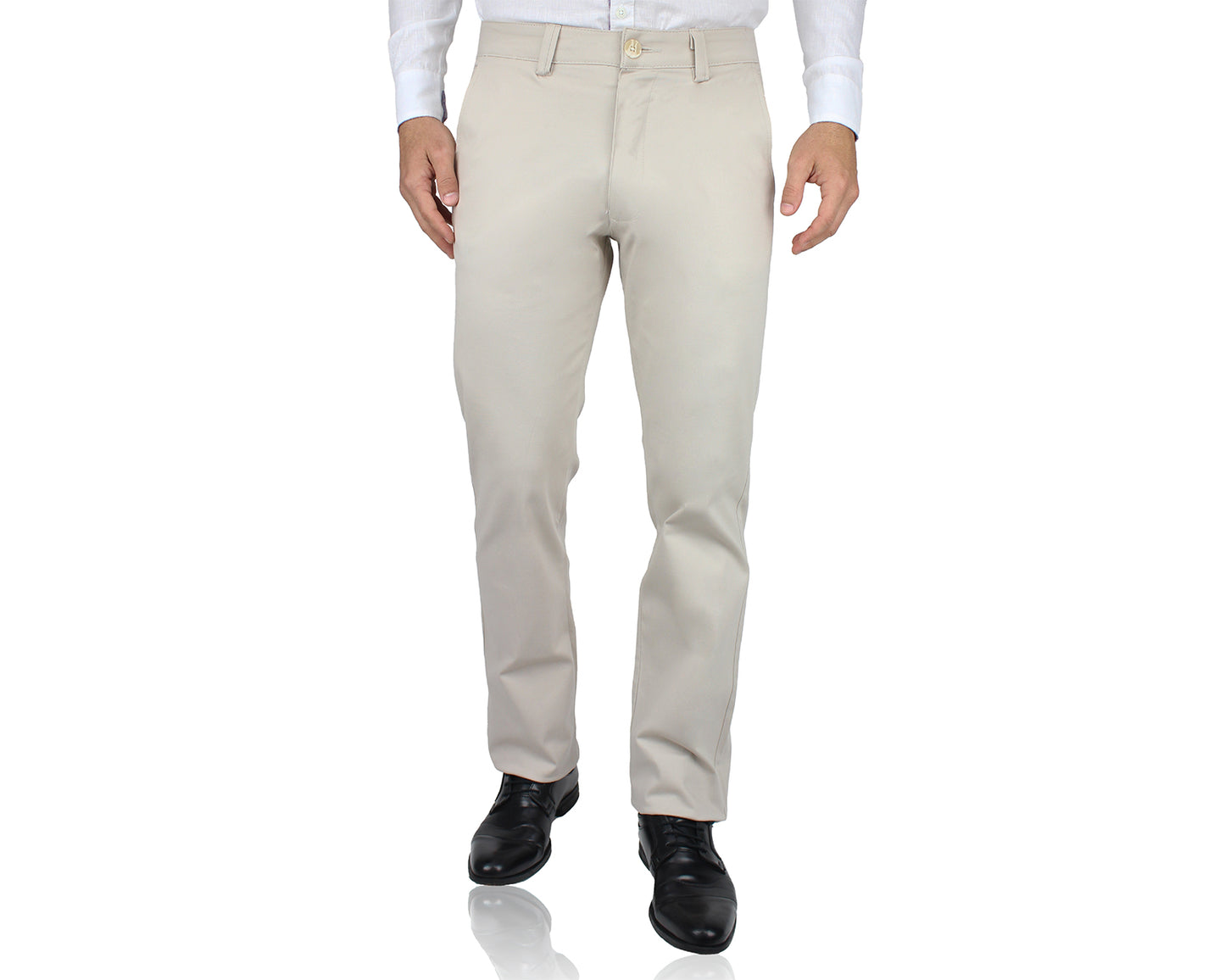 Pantalón De Vestir Con Bolsas Regular Stretch Para Hombre