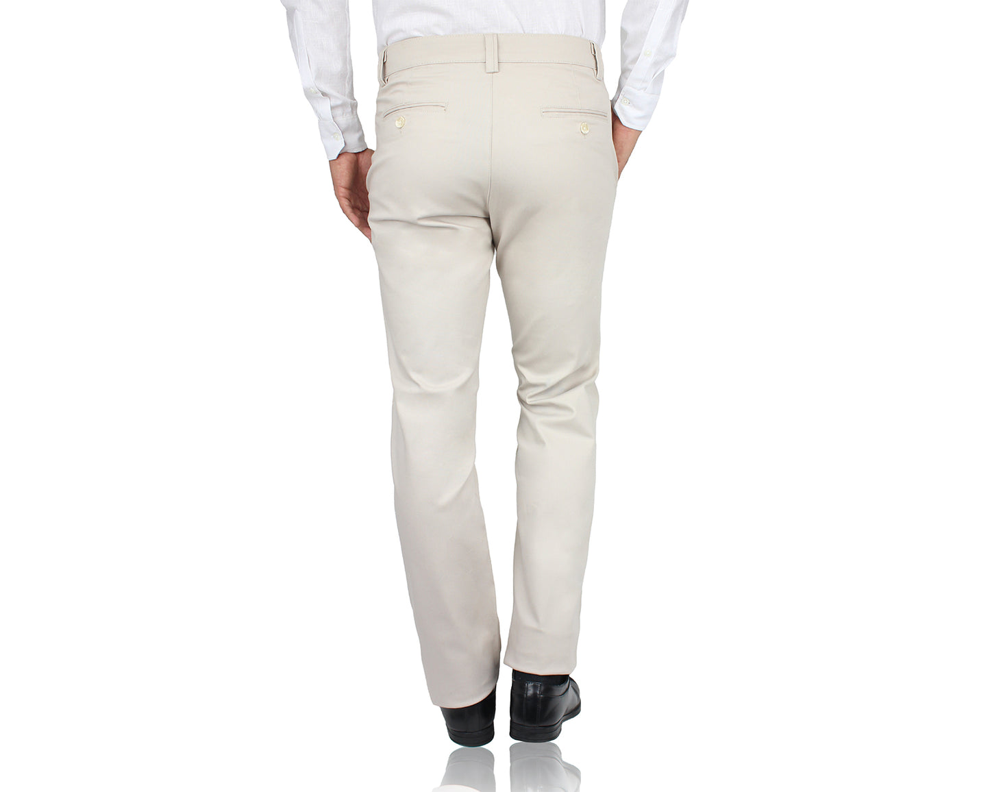 Pantalón De Vestir Con Bolsas Regular Stretch Para Hombre
