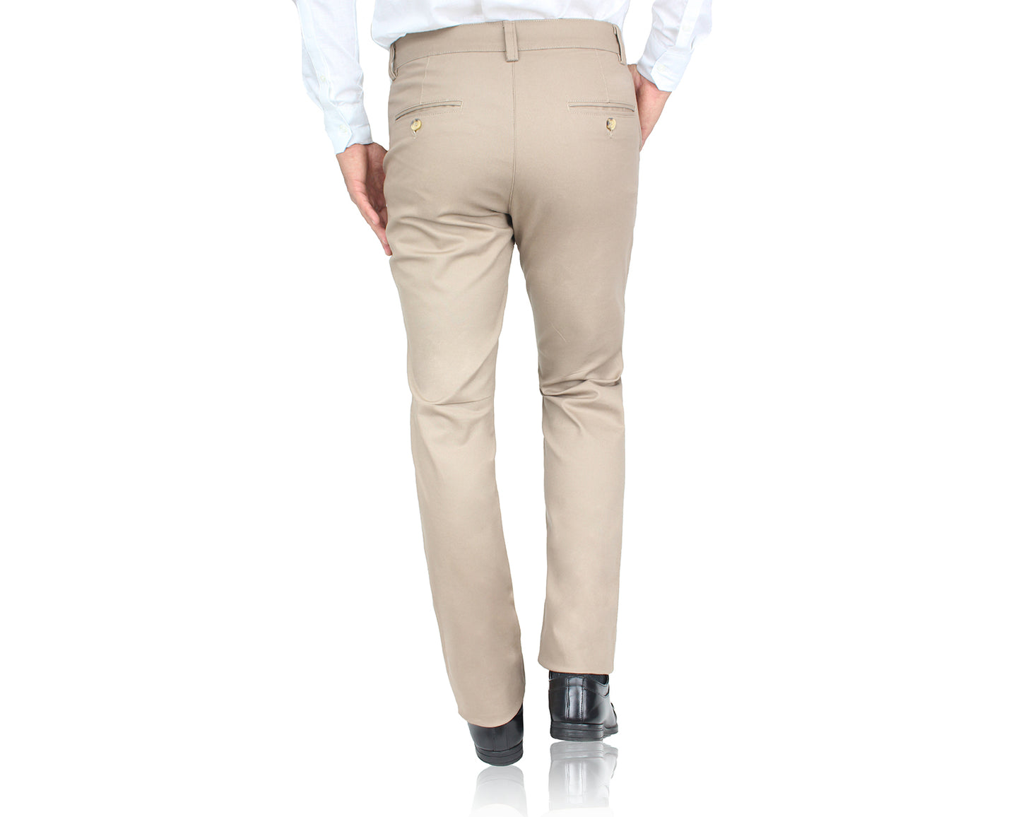Pantalón De Vestir Con Bolsas Regular Stretch Para Hombre