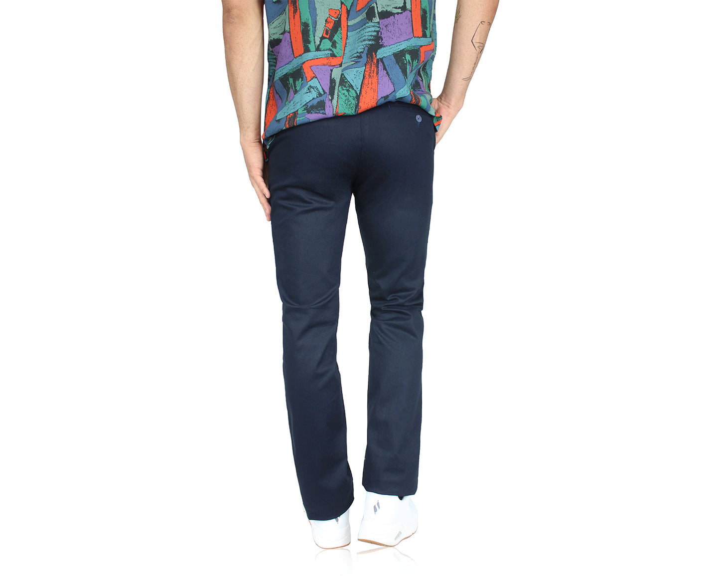 Pantalón De Vestir Con Bolsas Regular Stretch Para Hombre