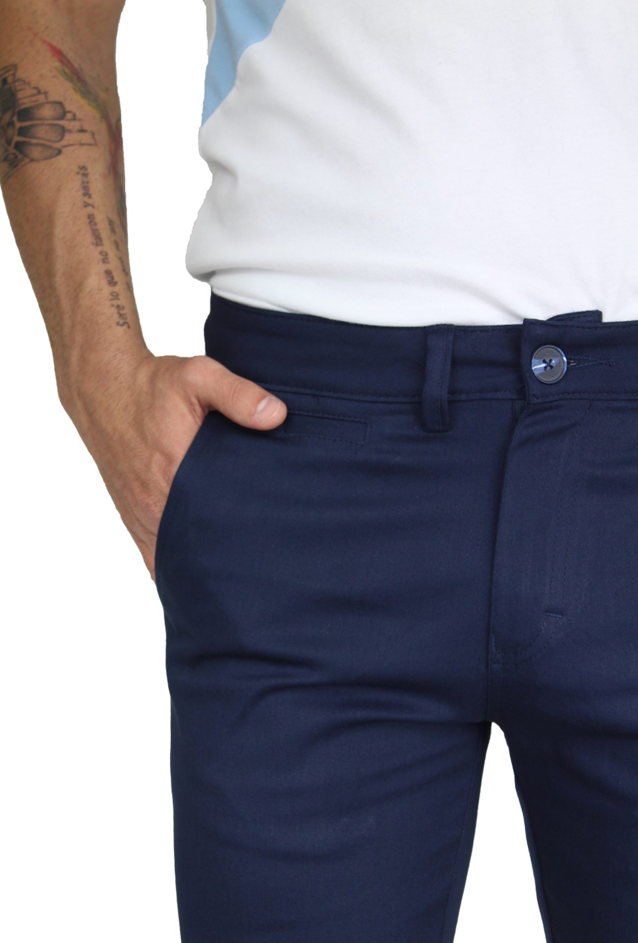 Bermuda Stretch Slim Fit De Algodón Para Hombre