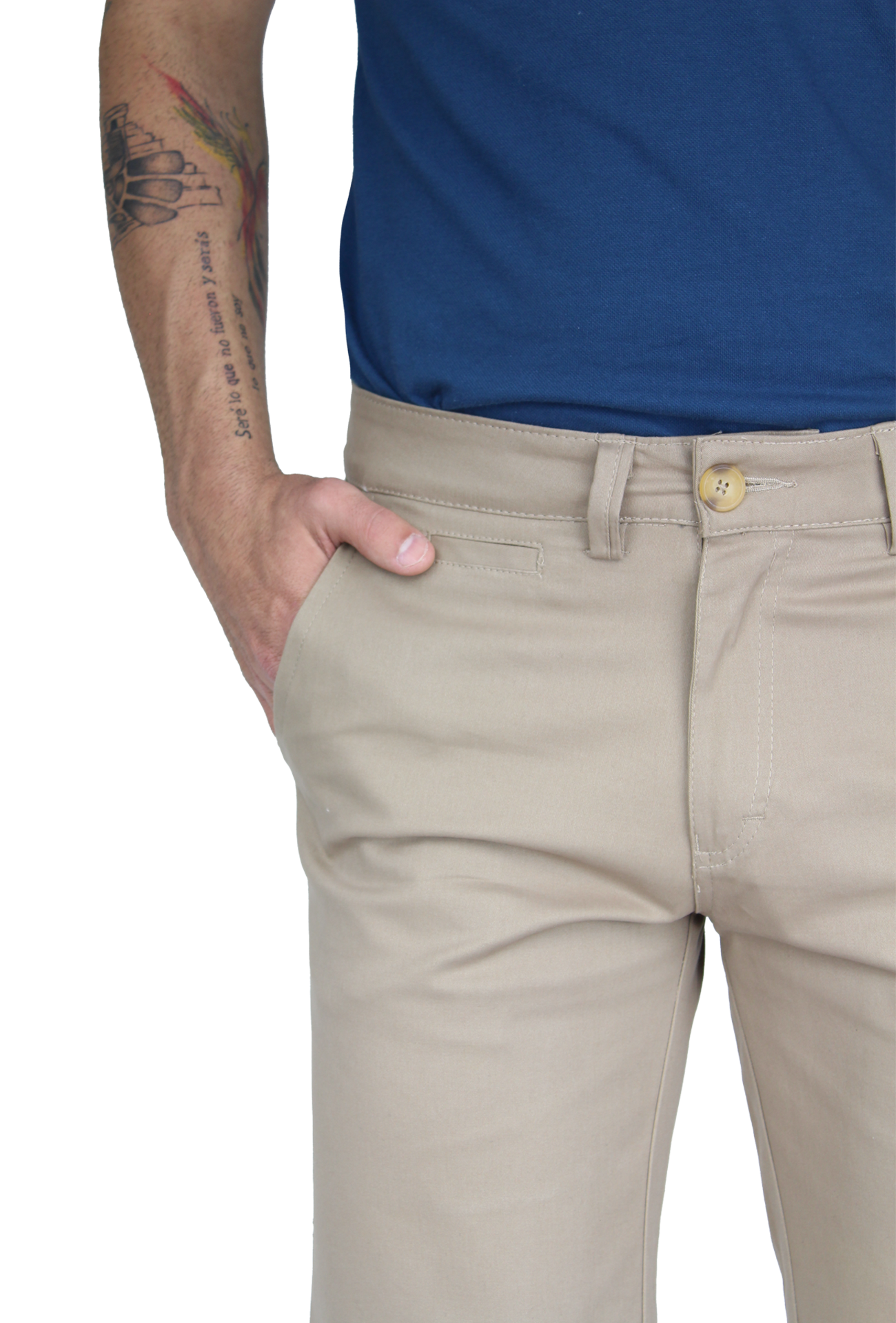 Bermuda Stretch Slim Fit De Algodón Para Hombre