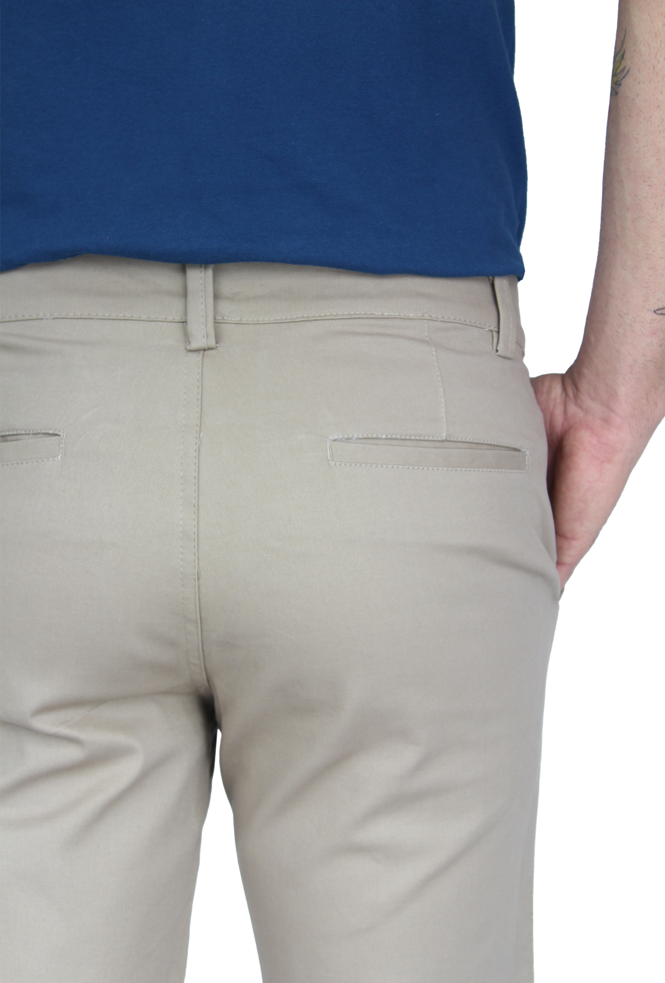 Bermuda Stretch Slim Fit De Algodón Para Hombre