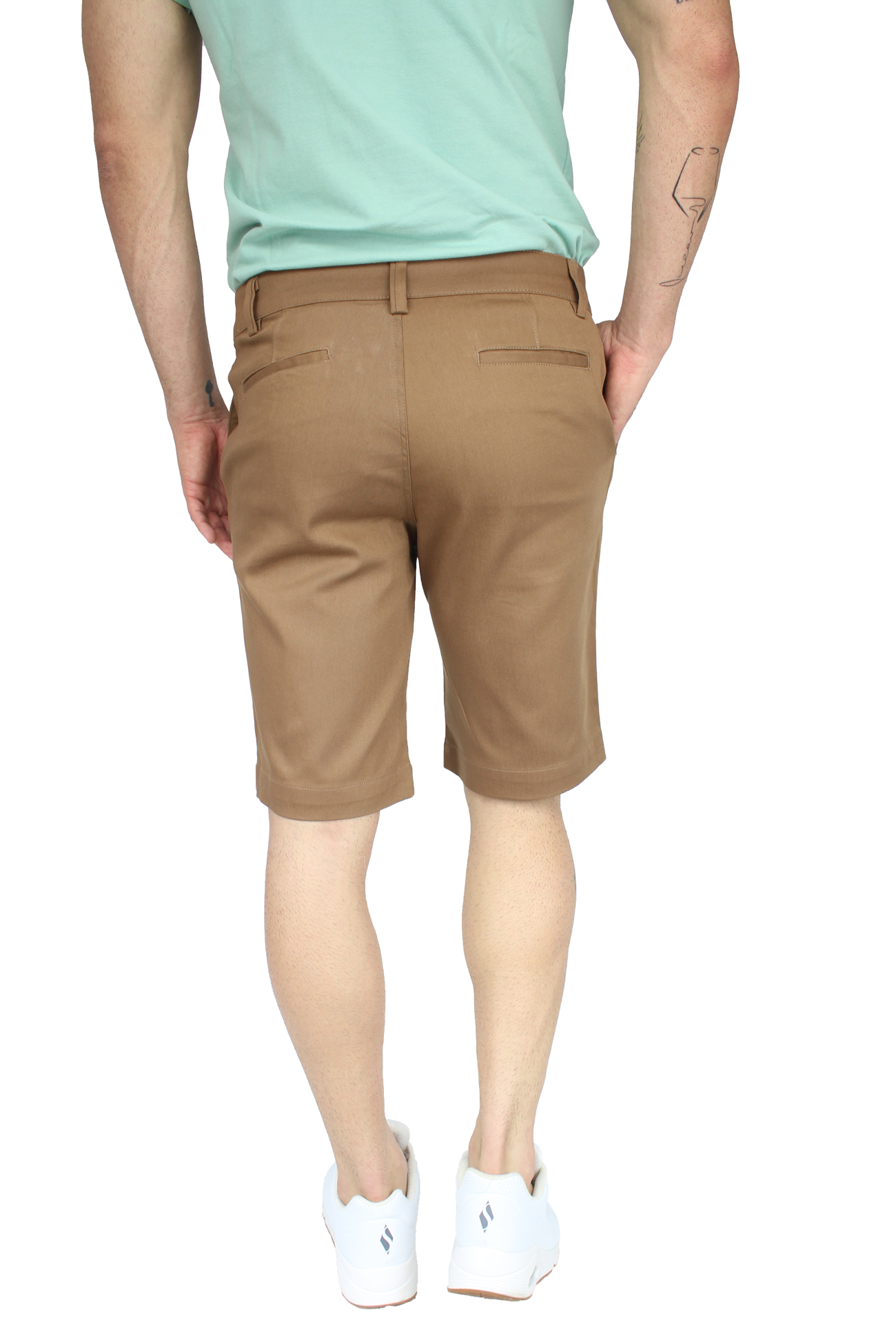 Bermuda Stretch Slim Fit De Algodón Para Hombre