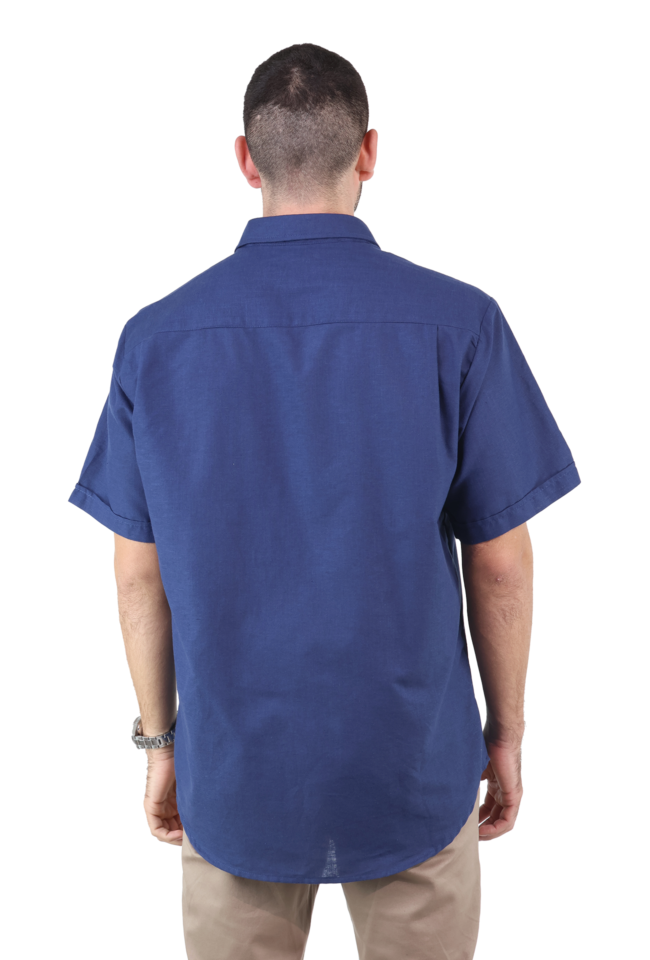 Guayabera Manga Corta De Algodón Corte Clasico Para Caballlero