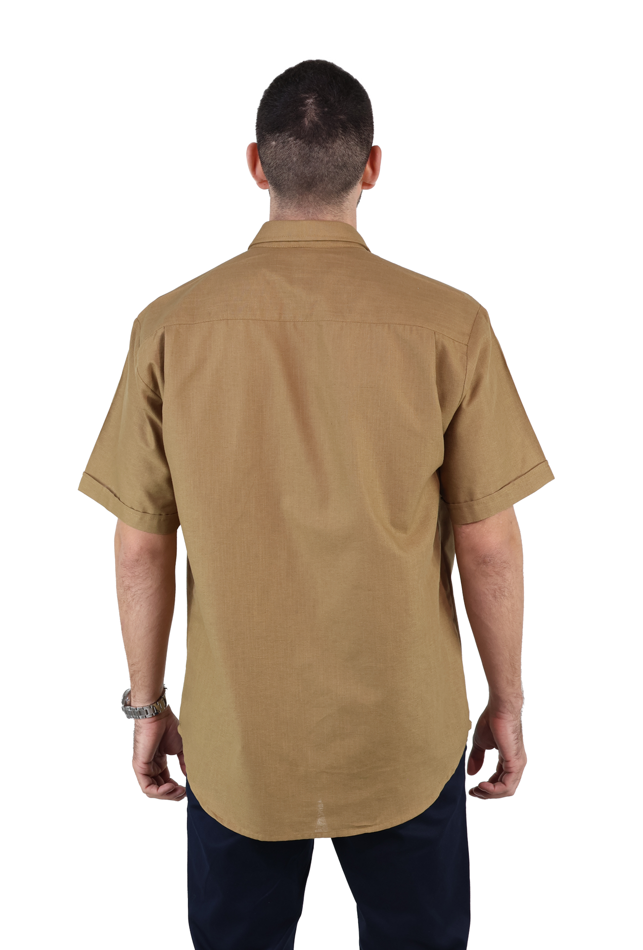 Guayabera Manga Corta De Algodón Corte Clasico Para Caballlero