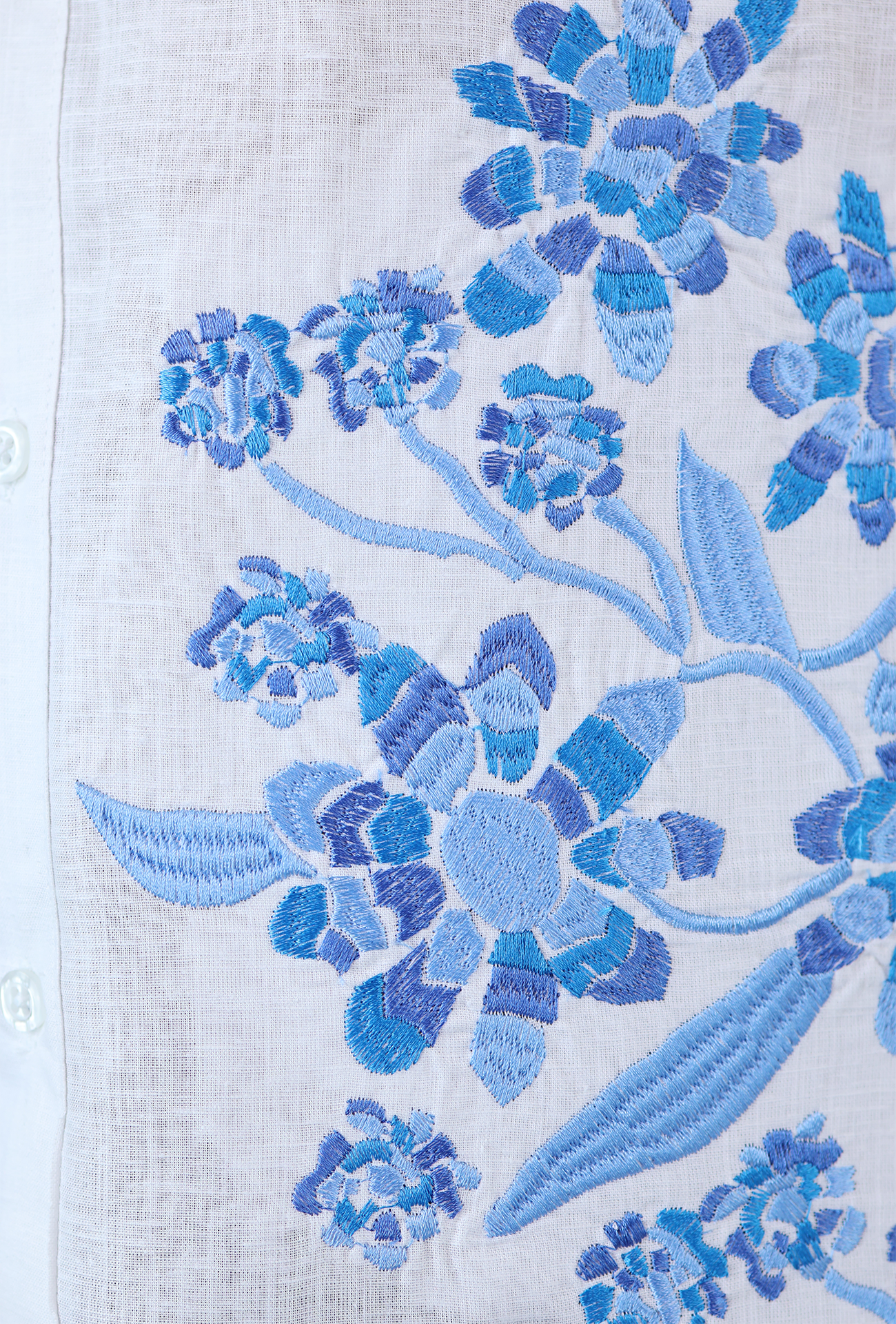 Guayabera Manga Larga Slim Fit Bordado Exclusivo Para Hombre